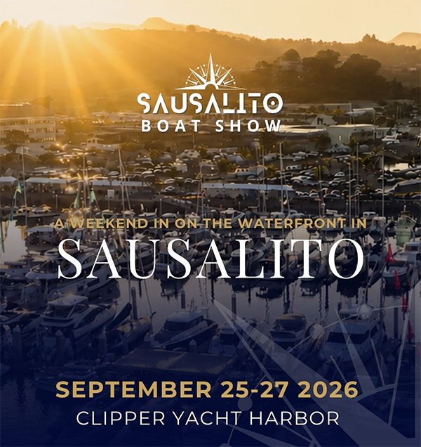 Sausalito Boat Show at sunset
