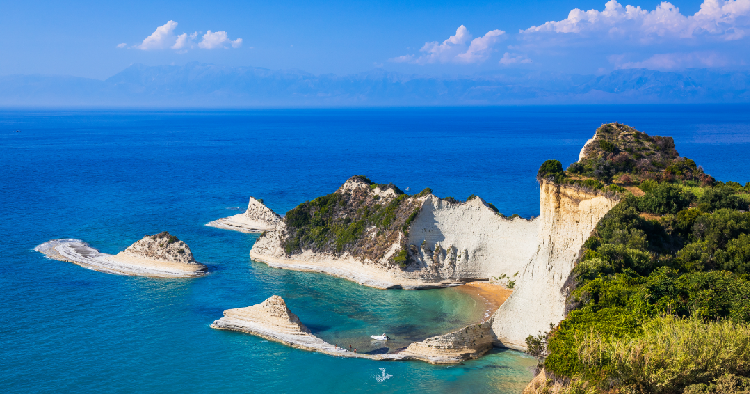 Corfu, Greece turquoise waters
