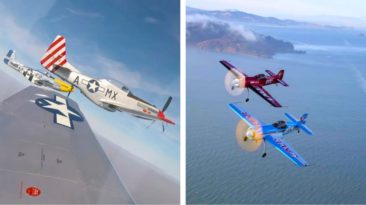 Jack Aces Triple P-51 Demo and Randy Howell & Cory Lovell Duo Demo