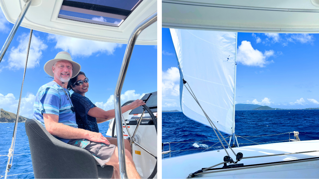 Jason and Neeru Keel_BVI charter