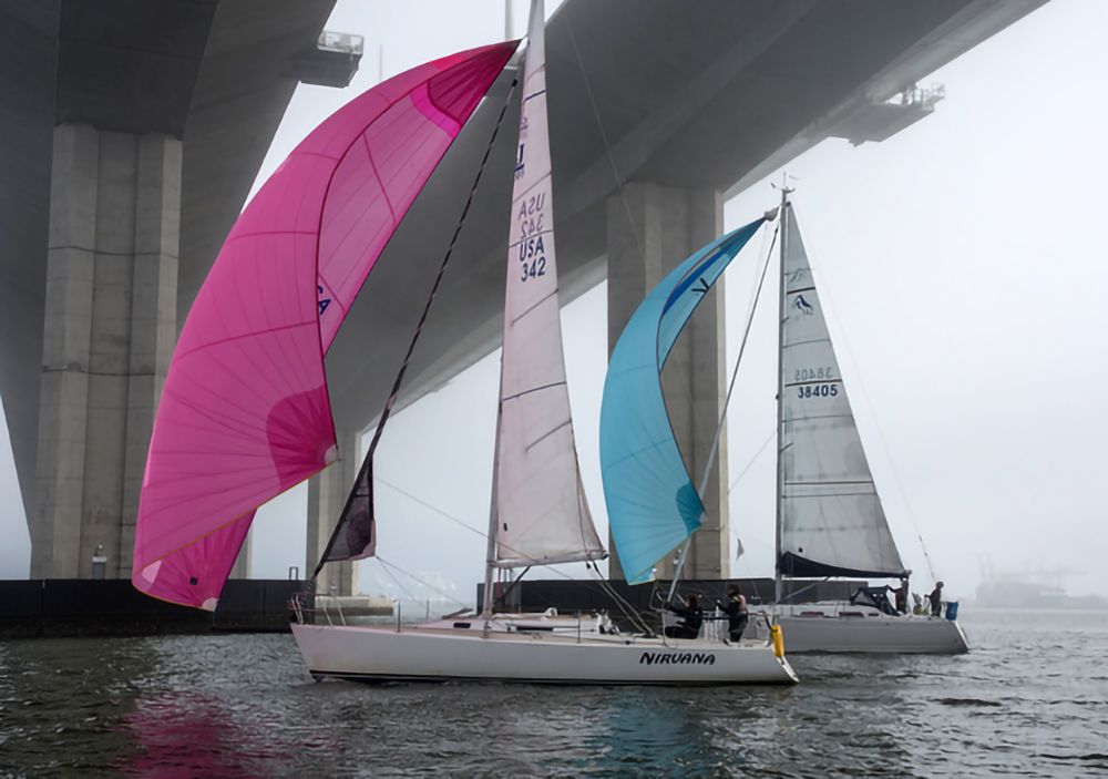 Nirvana J/105 in the Three Bridge Fiasco Regatta by Kira Maixner