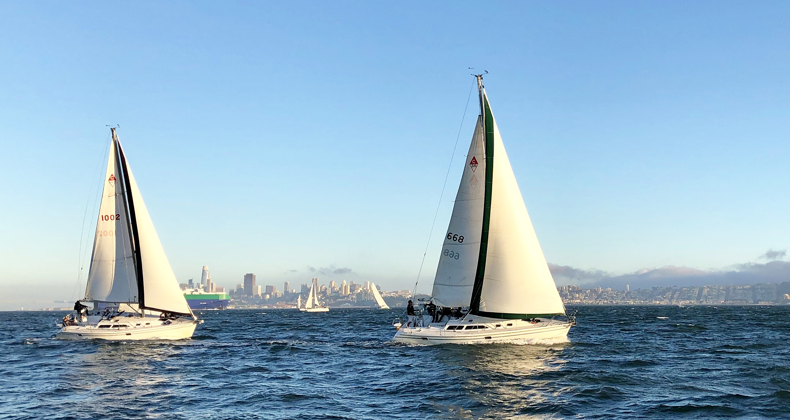 Sailboat Racing in San Francisco Modern Sailing