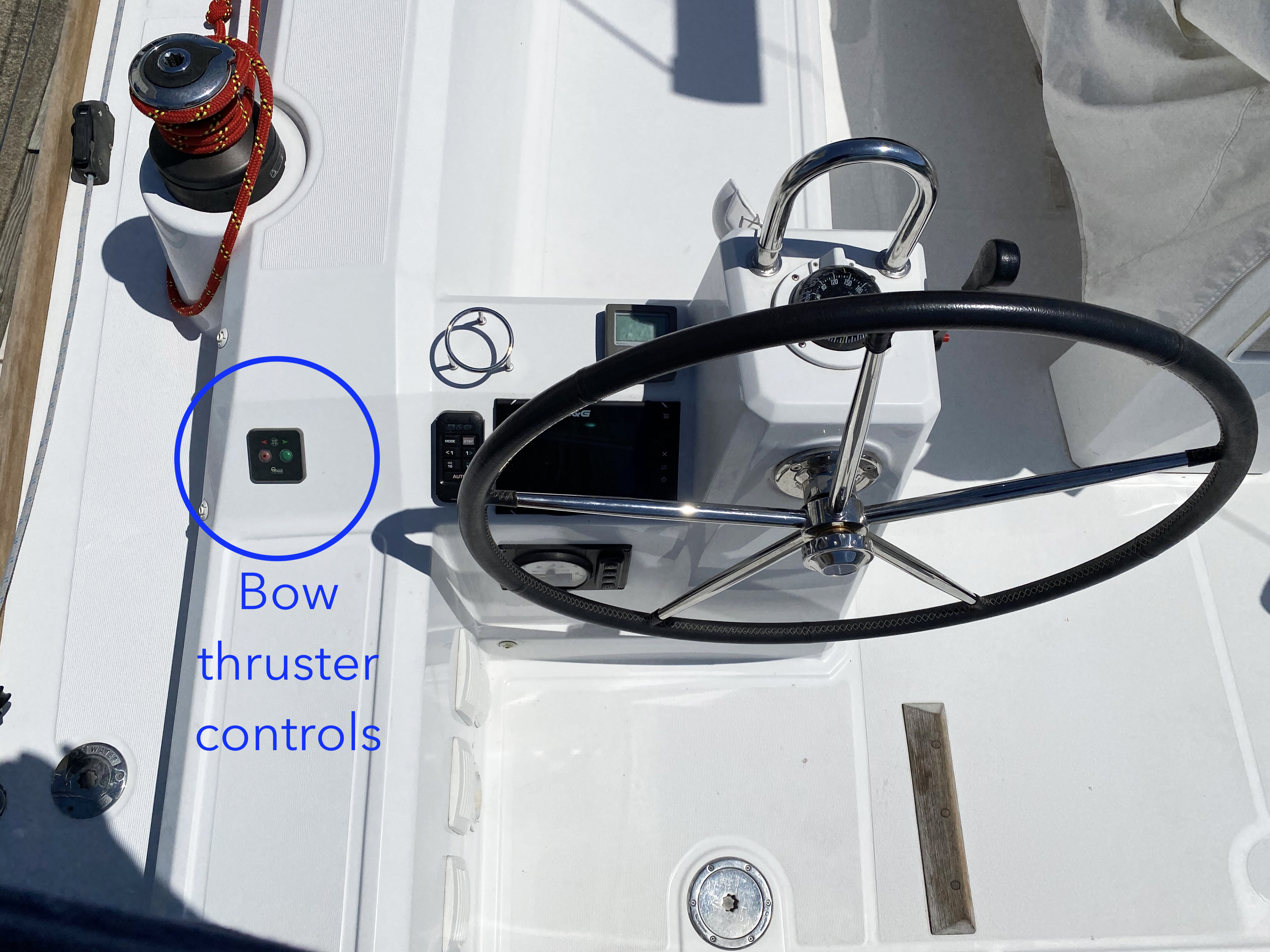 installing bow thruster sailboat