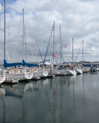 Boats decorated for Opening Day_Gabriel Baumann 2026