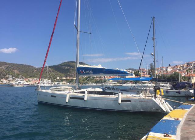 Med Moored in Greece