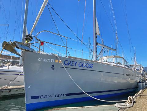 sailing yacht grey goose