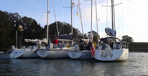 Modern Sailing hosting a Summer Sailstice Raft Up at Clipper Cove.