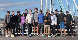 Nike spends the day sailing with Modern Sailing School And Club on San Francisco Bay participating in a Corporate Team Building Event and Race